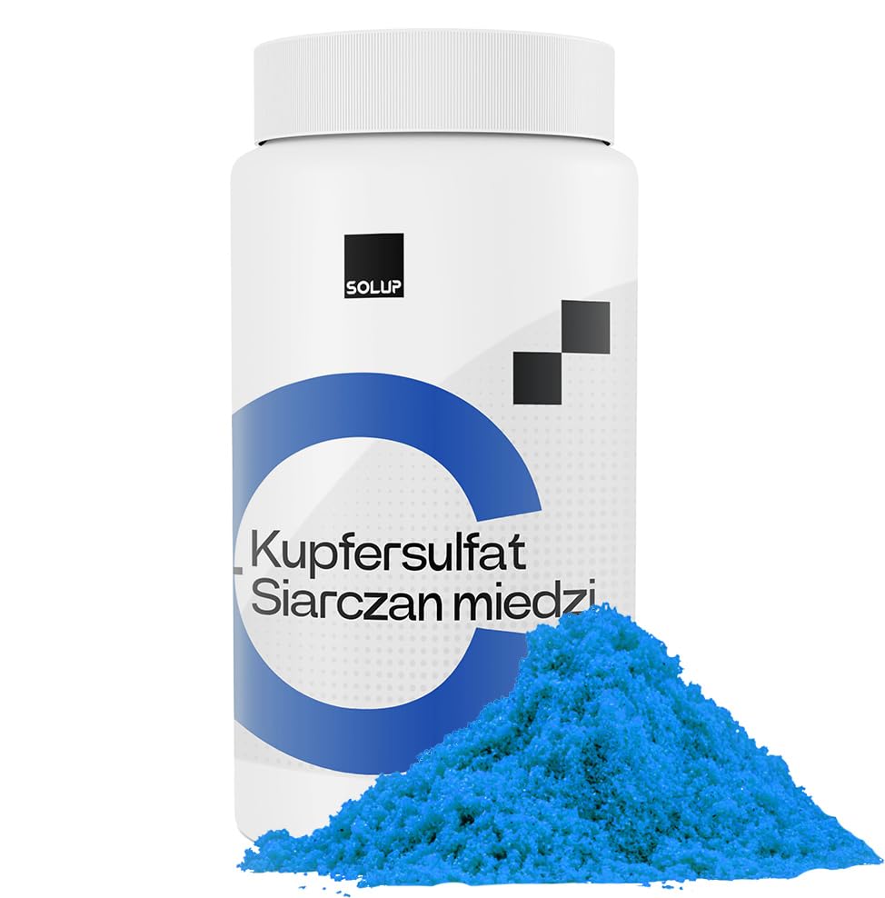 SOLUP Kupfersulfat Pentahydrat 1000g I CuSO4 * 5H2O Kupfervitriol I...