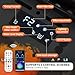 3D Fogging Fireplace, Electric Water Vapour Fireplace, Recessed Round Atomizing Fireplace,9 Colored Adjustable Flame/Mist Adjustable/Auto Water Supply, Supports Remote Control + App 50cm/19.6in