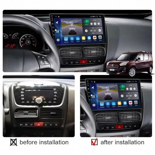 Radio de coche CarPlay 2G 32G para Opel Combo 2010 a 2015 con cámara 2