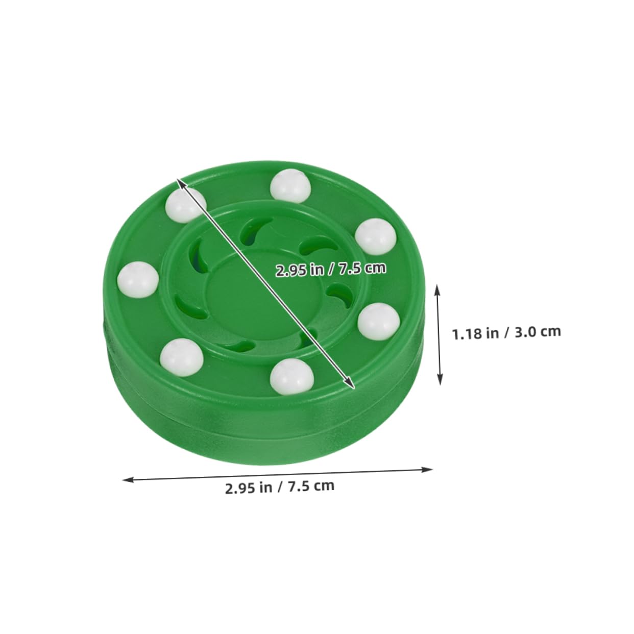 OHPHCALL 2pcs Plastic Ice Pucks Small Ice Pucks Sports Hockey Ice Hockey Puck Hockey Pucks Ice Hockey Training Tools Ice Hockey Game Parts Hockey Reusable Pucks Ice Race Puck Pp