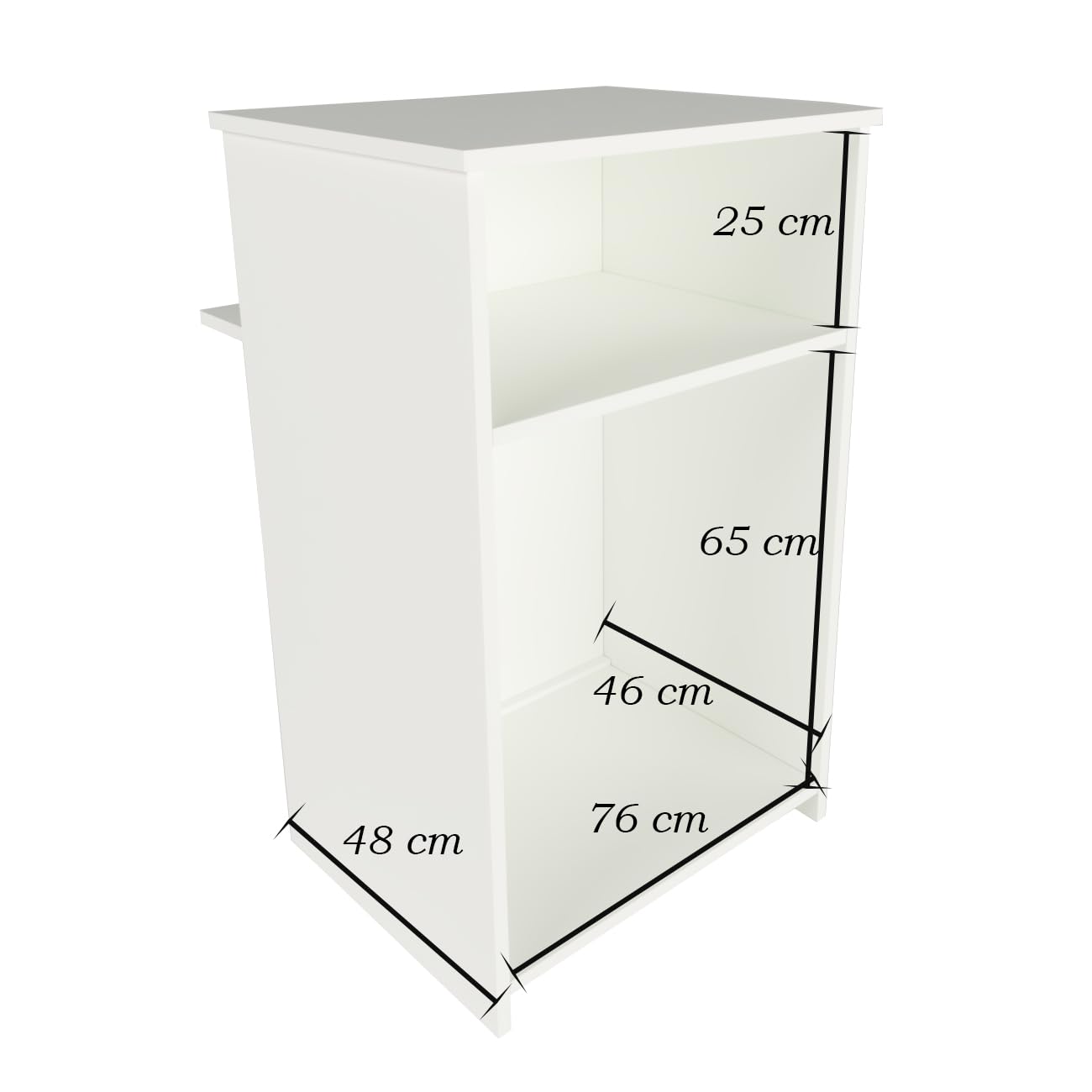 Henor Mostrador de Recepción EGA. 82 x 50/65 x 102 cm. Mueble de Atención al Cliente para Oficina, Tienda, Clínica o Salón Fabricado en España Grafito.