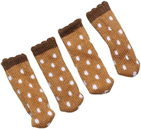 20pcs Chair Leg Socks, Table Leg Pad, Furniture Leg Socks, Door Pull Handle Socks to Protect Wood Floor, Avoid Scratches, Reduce Noise, Leg Covers (Dot A)