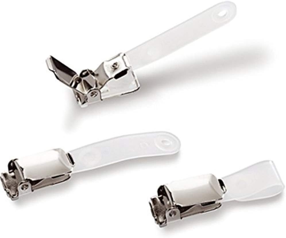 GBC Badge Clips with Nylon Strap - Silver