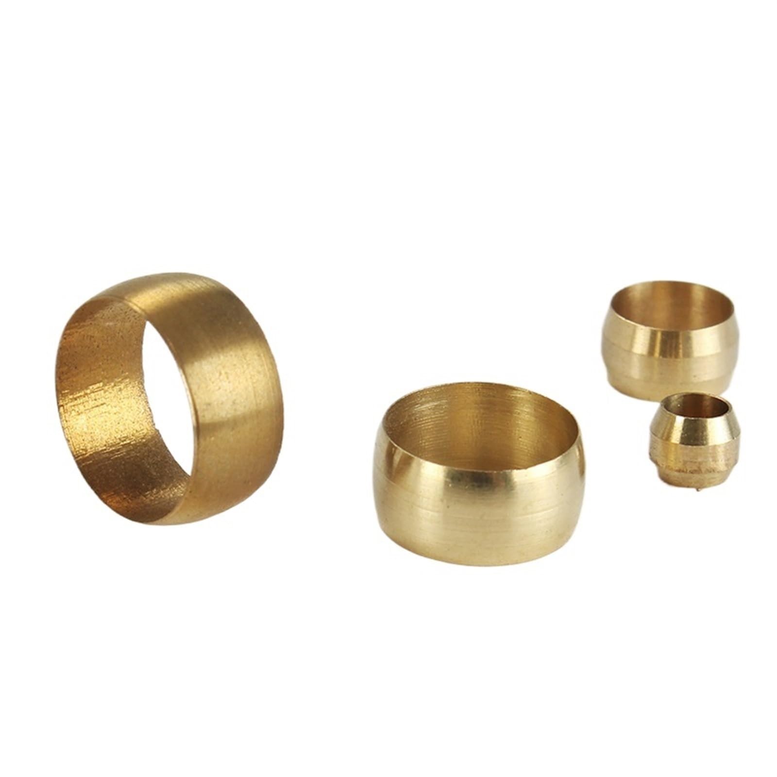 Virole Double Conique en Laiton, 4 6 8 10mm OD, Manchon de Compression, raccords de Bague d'étanchéité, système de Lubrification centralisé, 10 pièces (Color : Tube OD 14mm)
