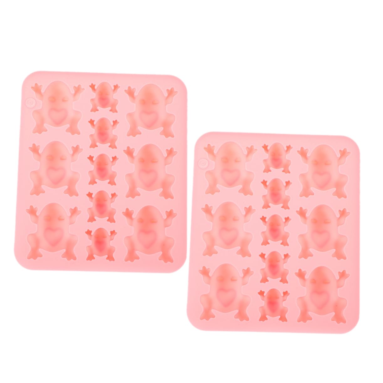 Lurrose 10piezas Molde Para Chocolate Forma De Rana Para Hornear Pasteles y Dulces Molde De Diseño Divertido Para Fiestas y Celebraciones
