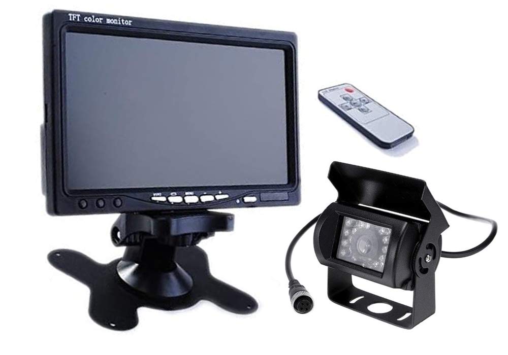 Amazon.co.jp: 12V/24V両用 7インチ液晶モニター + 防水・暗視バック