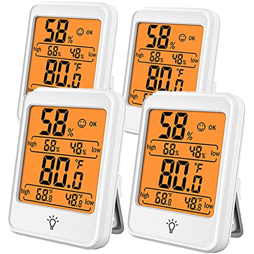 Logianami ���x�v ���x�v �����x�v ��^�t�� �f�W�^�� LCD���� ���₷�� �u���|�����p ��� �Ǌ|�� �؎� �ێ� �������x�v (MC41Y-�z���C�g 4��Z�b�g)