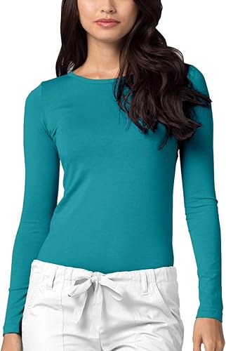 Adar Underscrubs para Mujeres - Camiseta Underscrub de Manga Larga Comfort