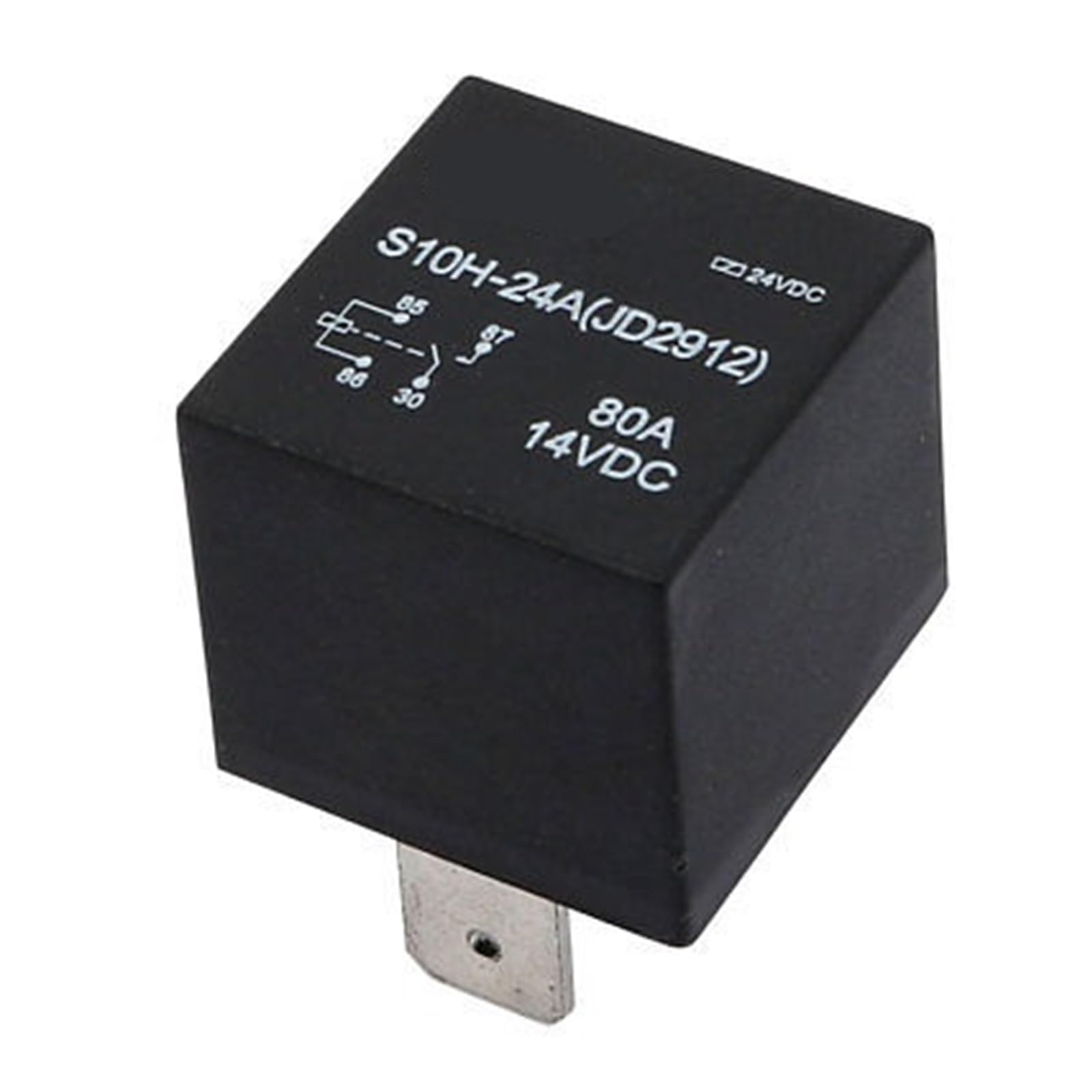 Relais de puissance électromagnétique SPDT 24V DC pour circuit imprimé PCB