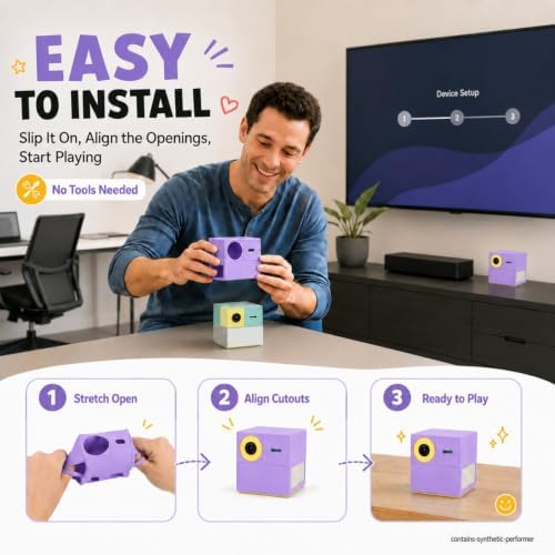 Againmore Protective Silicon Cover for Nex Playground Game System (Purple) — view 3
