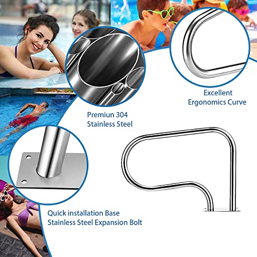 Main courante de sécurité pour piscine capacité 113 kg - 3