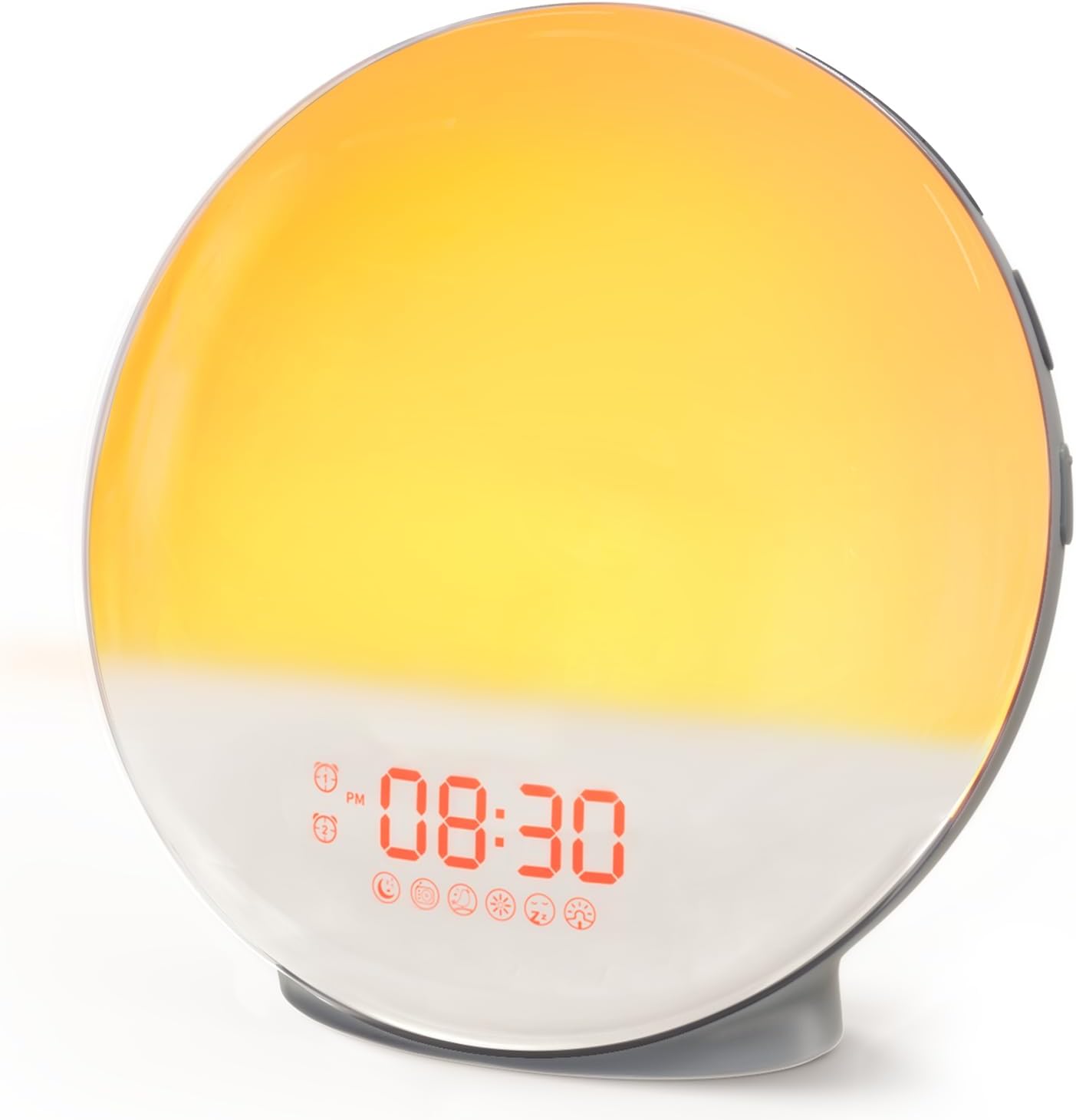 Amazon.com: Dekala Grey Sunrise Alarm Clock for Heavy Sleepers, Wake Up ...