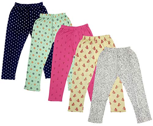 Image of indi weaves Girls Super Soft Cotton Solid Capri Pants Pack of 2