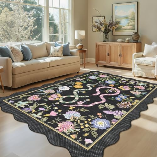 Garvee 10x13 Area Rugs for Living Room Non Slip Botanical