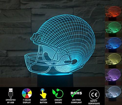 Cool Creative Ideas 3D Football Illusion Lamp, LED Night Light