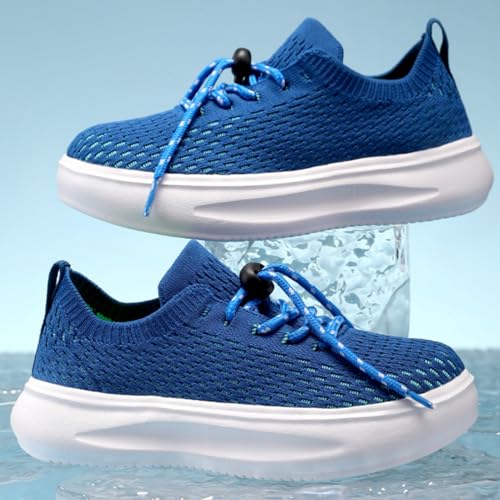 LLTMALL Kids' Non-Slip Running Shoes Breathable Mesh Sneakers for Boys Girls Lightweight Flexible for Playground School4