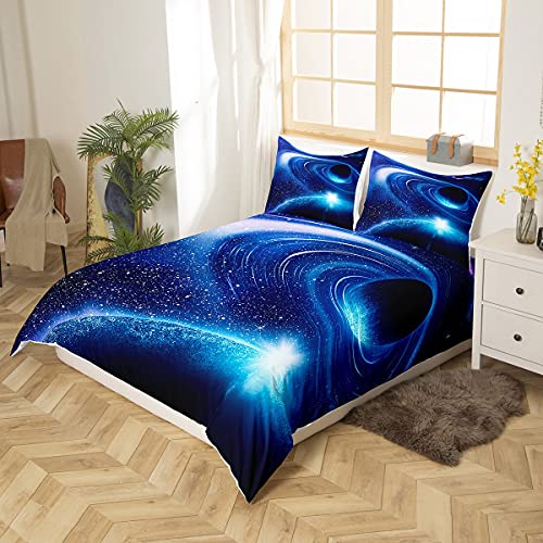 Ensemble de literie imprimé galaxie tissu microfibre durable