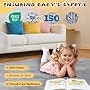 Yozoia Baby Play Mat 50 x 50, Thick Baby Play Mat for Floor, Ultra Soft Playpen Mat, Machine Washable Tummy Time Foam, Non-Slip Bottom Helps Cushion, for Kids, Infant and Toddler Crawling #4