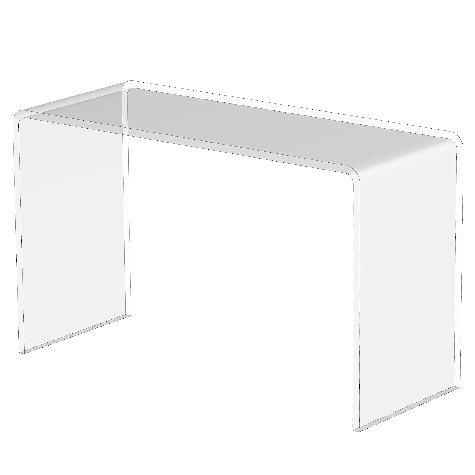 3R W Design Clear Acrylic Display Risers- Premium Shelf Riser Display Stands and Plinths - Hoverstand- Made in UK (4mm-thick-25cm-10cm-15cm, Max Load 3kg)