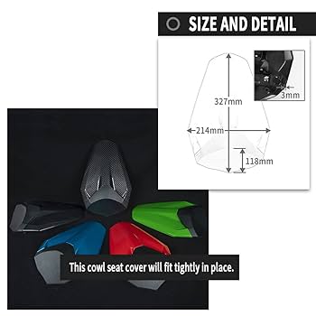 Amazon | オートバイリアソロシートカバー 後部乗客ピリオン