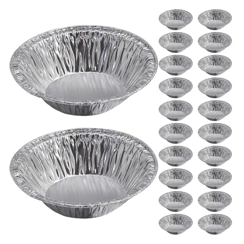 Kichvoe Moldes para tartaletas de huevo (750 unidades): Moldes desechables tipo ramequín para tartaletas, ideales para aficionados y profesionales. de aluminio para hornear de huevo, pasteles y