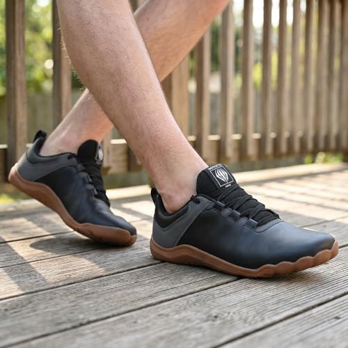 Image of Impakto CoreStep Men's Barefoot Shoes| Wide Toe Box Lightweight & Washable | Shoes for Trainning, Running on Soft Ground & Workout | Minimalist Zero-Drop for Natural Movement | Anti-Skid & Rubber Sole