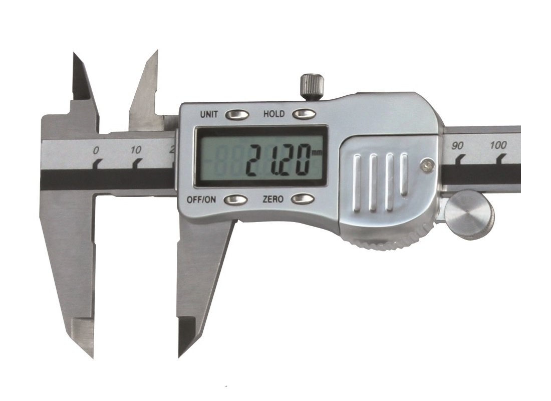 CNC QUALITÄT cyfrowa suwmiarka 150 mm DIN 862 – obudowa metalowa – skalibrowana zgodnie z VDI/VDE/DGQ 2618