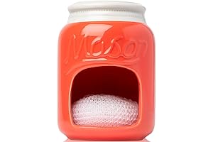 Rustic Farmhouse Mason Jar Sponge Holder