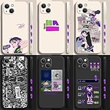 ずっと真夜中でいいのに スマホケース ずとまよ アイフォンケース iphone16 ケース スマホカバー シリカゲル iphone16/15/14/13/12/11/X/XS/XR/SE/7/8Pro Max mini 男女兼用 全面保護 脱着簡単 可愛い 人気 耐衝撃 多機種対応 コスプレ小物 周辺 萌えグッズ 誕生日 贈り物 (iPhone11Pro max,8)