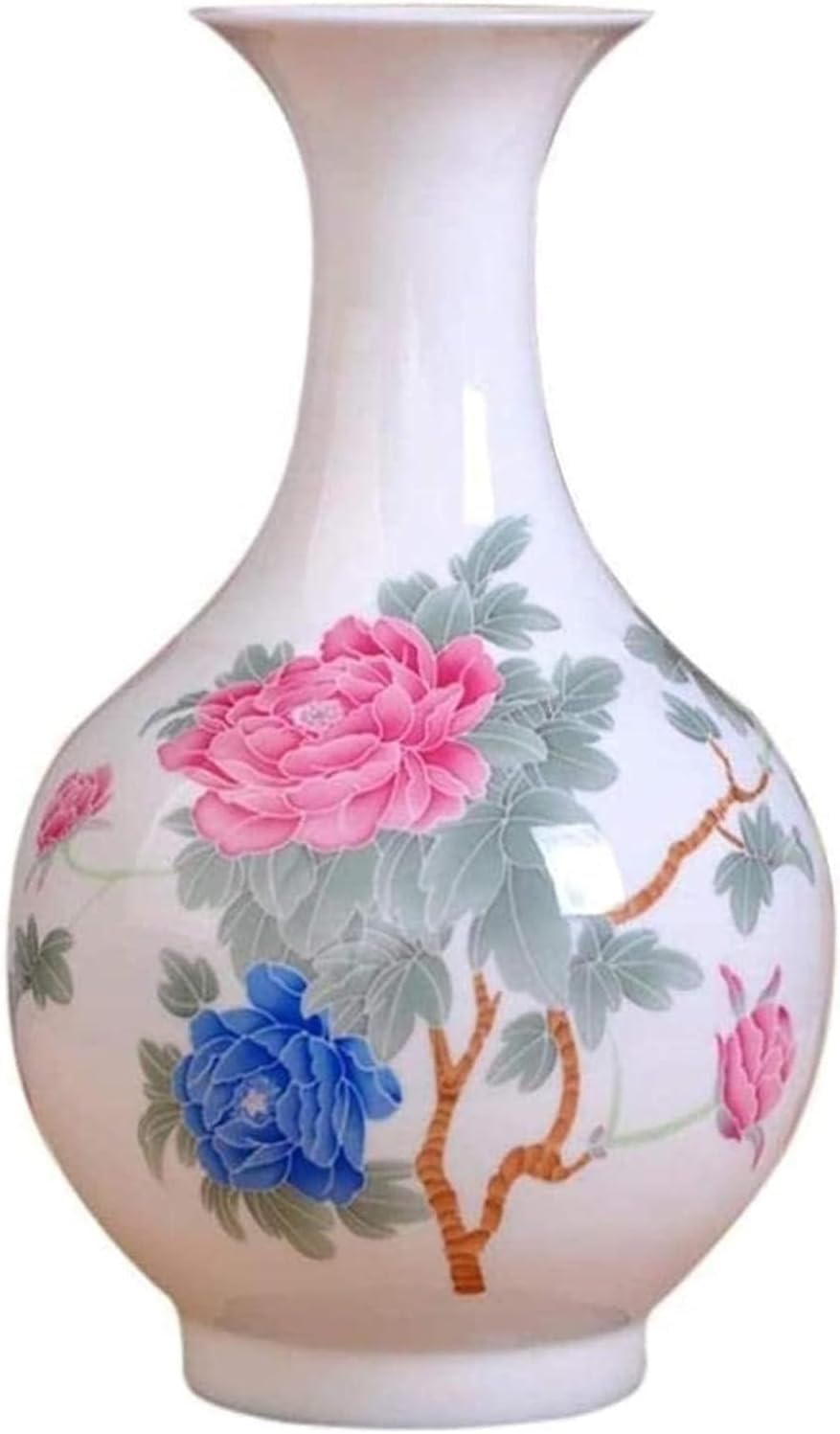 Vase Tabletop Decoration Ceramic Modern High-Grade for Flowers Art Household Living Room Bedroom Office Desktop