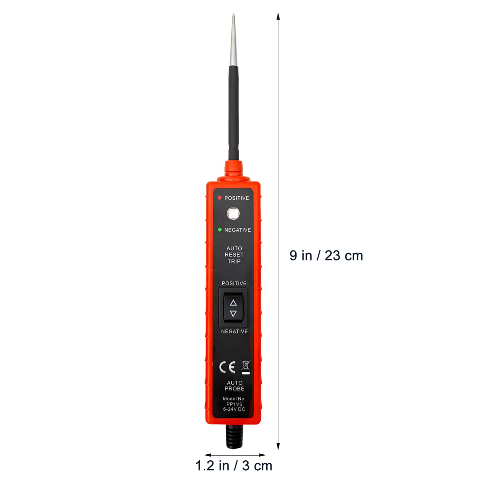 Tester Circuito Auto Em285 Zk-103 in Plastico e Metallo | Dc 6-24v, per Car e Trailer, Misurazione Tensione, Rileva Massa e Circuiti Aperti o Corto