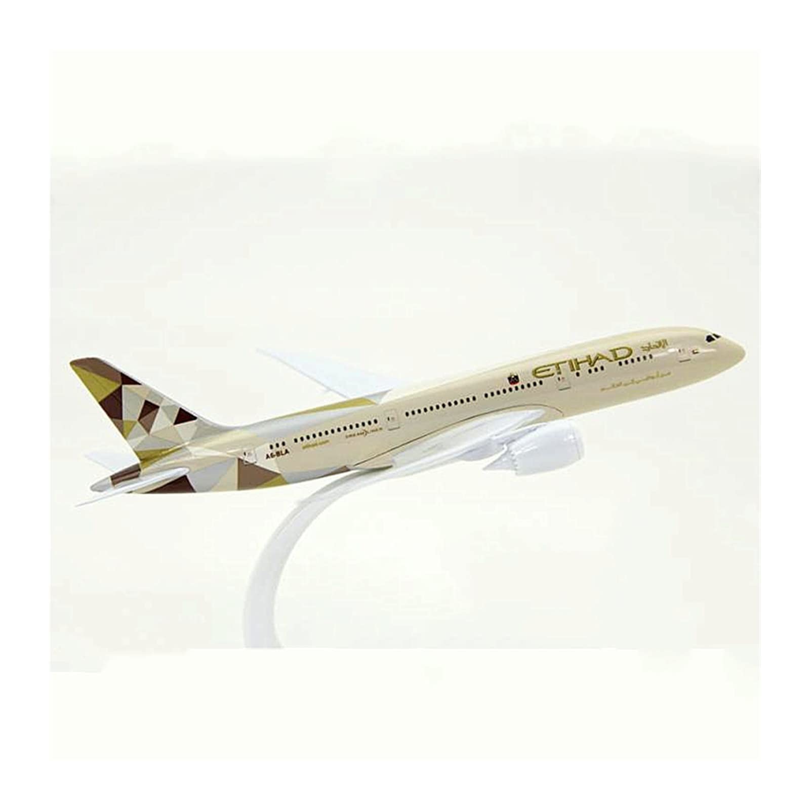 Feng Shui， 20cm samolot nadający się do lotnictwa Boeing B787 Model odlew metalowy zabawka prezent samolot pasażerski zestaw do gry dla dzieci Hobby