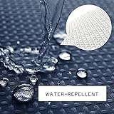 Boho Shower Curtain Sets Navy Blue Shower Curtains for Bathroom Waffle Fabric Shower Curtain Weave Moroccan Geometric Tribal Shower Stall Water Repellent Bohemian Chic Shower Curtain 72x78 Inch Thumb #3