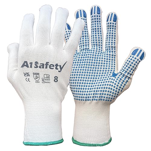 Wesoke Work Gloves, 3 Pairs Safety Protection Gloves For Men Women - View #9