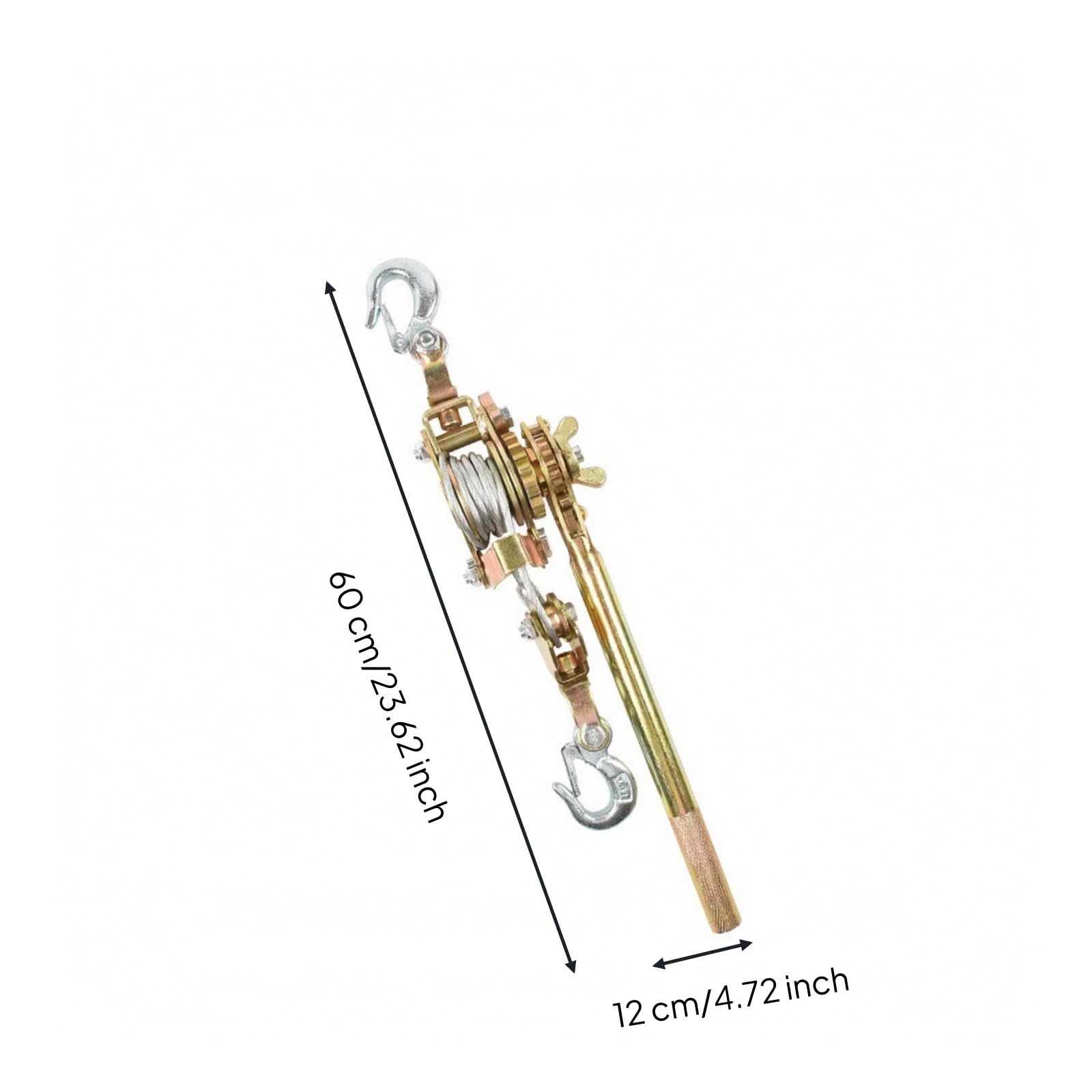 nditore a Cricchetto Compatto Zincato, Ergonomico, Attrezzo, per Cantiere, Installatori, 1T