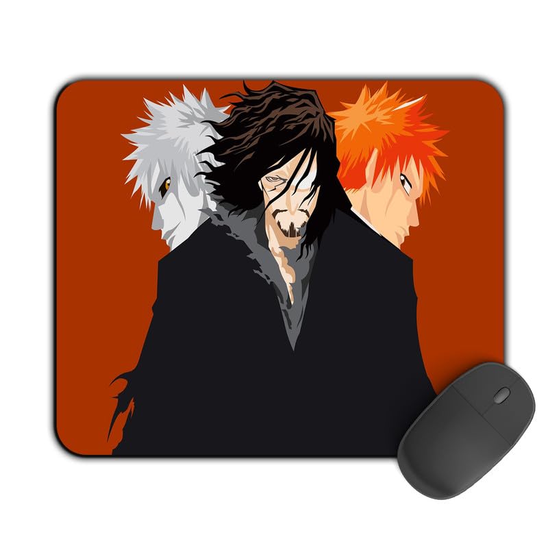 Image of Printed Designer Mouse Pad Bleach Main Art (200MM X 240 X 3MM) Enhance Gaming and Work Performance Comfortable and Precise Non-Slip Water Proof Bleach Mouse Pad.
