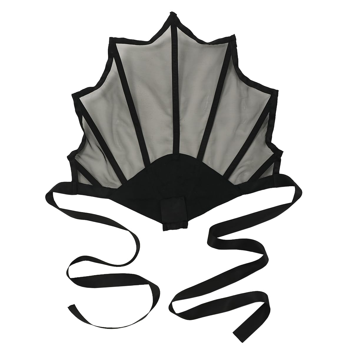 Collare Rinascimentale In Pizzo Grigio GRACEART - Costume Vittoriano Ed Elisabettiano - Foto 12