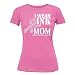 Promotion & Beyond P&B I Wear for my Mom Breast Cancer Awareness Women's T-Shirt, L, Azalea Pink
