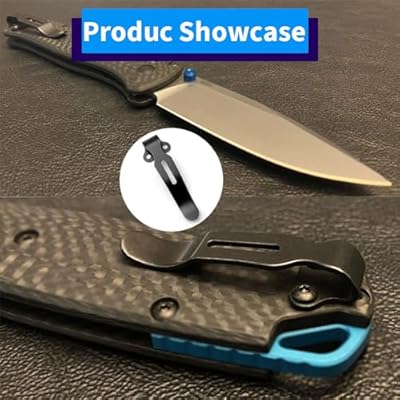 2 PCS Black Deep Carry Pocket Clip Compatible with 535 with Screws