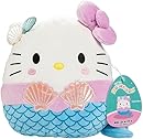 Squishmallows 8" Hello Kitty Mermaid - Official Kellytoy Sanrio Plush - Collectible Soft & Squishy Hello Kitty Stuffed Animal Toy - Add to Your Squad - Gift for Kids, Girls & Boys - 8 Inch