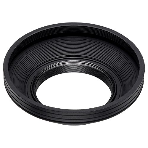 HAKUBA レンズフード ワイドシリコンレンズフード 折りたたみ式 49mmフィルター径装着用 ブラック KA-WSLH49