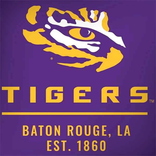 Skinit Decal Laptop Skin Compatible with Latitude 7430 - Officially Licensed LSU Tigers Baton Rouge Design