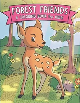 Paperback Forest Friends: A Coloring Book for Kids! Book