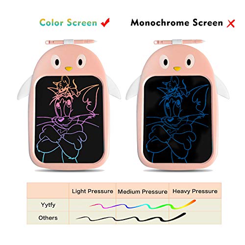 Jzaq Lcd Writing Tablet 8.5 Inch Colorful Screen Doodle Board For Ages 3+ Kids Toys, Electronic Drawing Board Kids Doodle Pad Educational And Learning Toys Girls Boys Gifts (Pink) #TOP1