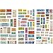 Produktbild CAOLATOR Set 3 Blatt Sticker Aufkleber Stempel Mädchen Sticker für Kinder, Deko Aufkleber für Scrapbooking Notizbuch Kalender Stickerbuch Stickeralbum Tagebuch Fotoalbum Dekoration
