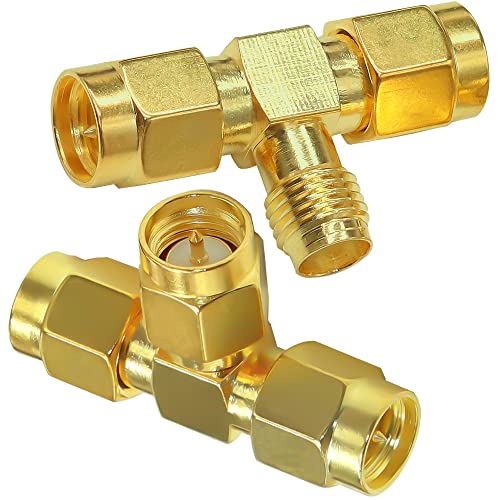Conector divisor SMA macho a doble SMA macho 2 pack miniatura 6