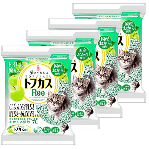トフカス 猫砂 REE 7L×4個 (ケース販売)
