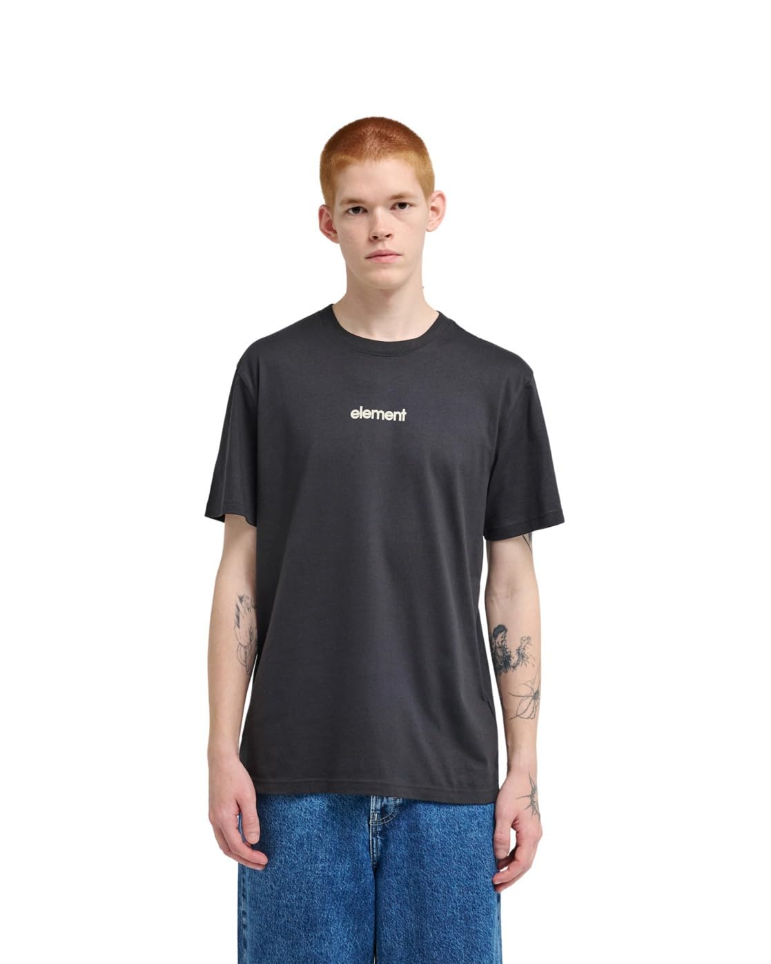 Element Lowcase Bp - Short Sleeve T-Shirt - Men - Black.