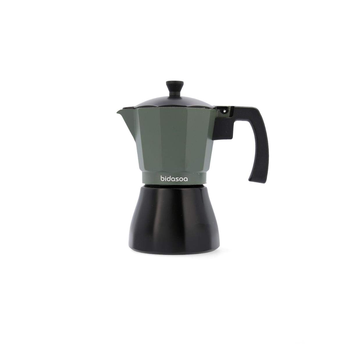 Bidasoa VERA – Green Aluminium Coffee Maker 6 Cups
