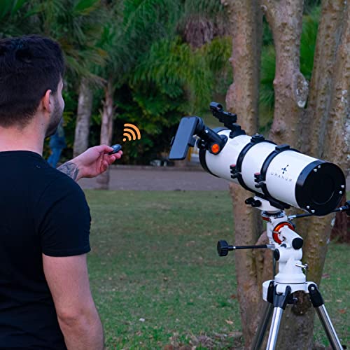 Telescópio Refletor Newtoniano 130mm Uranum Equatorial Astronômico Luneta Para ver Nebulosas Planeta